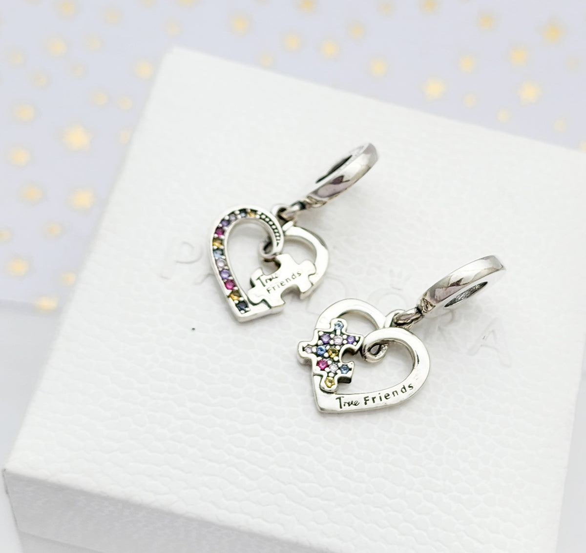 Charm Corazones Amistad