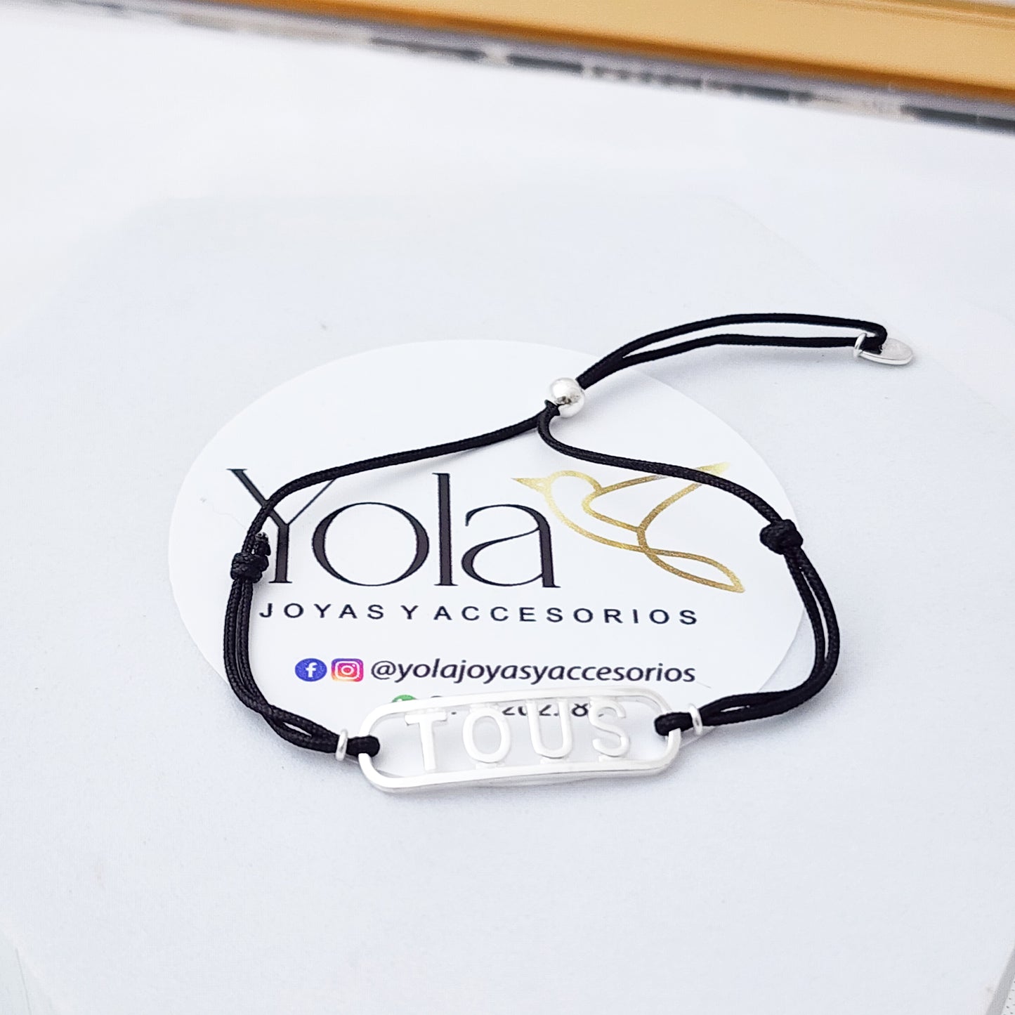 Pulsera Tous Negro Ajustable