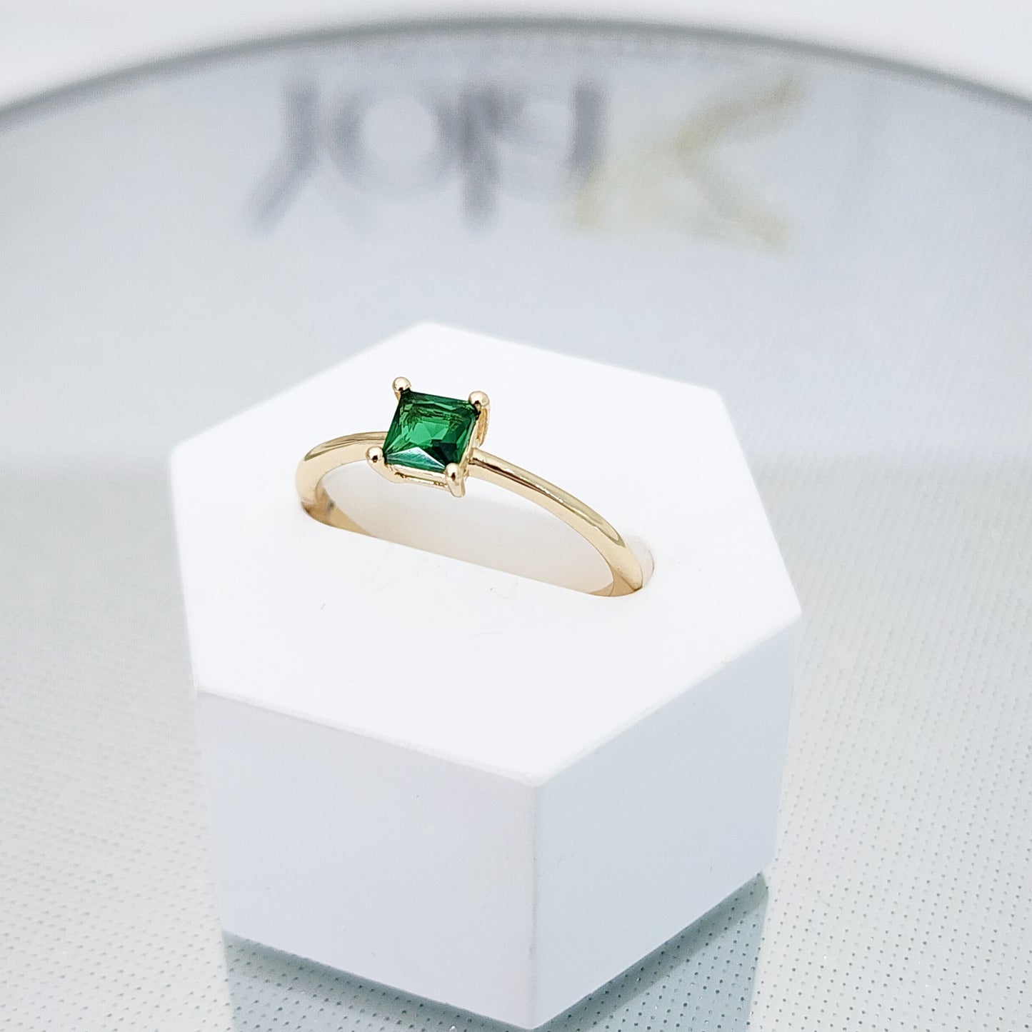 Anillo oro laminado