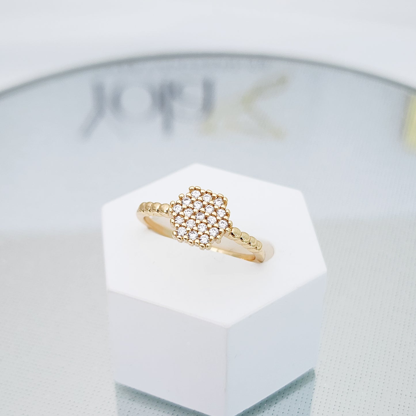 Anillo oro laminado