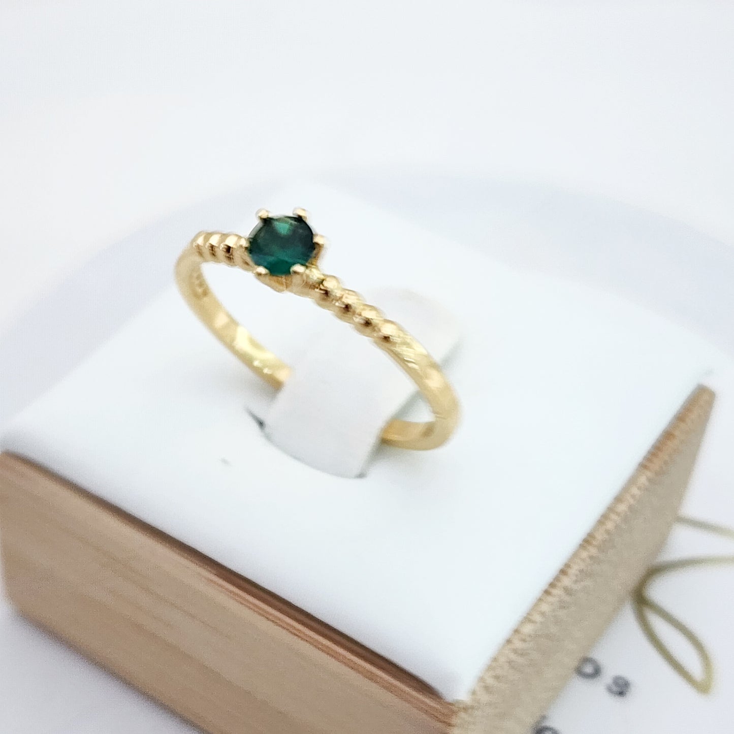 Anillo oro laminado