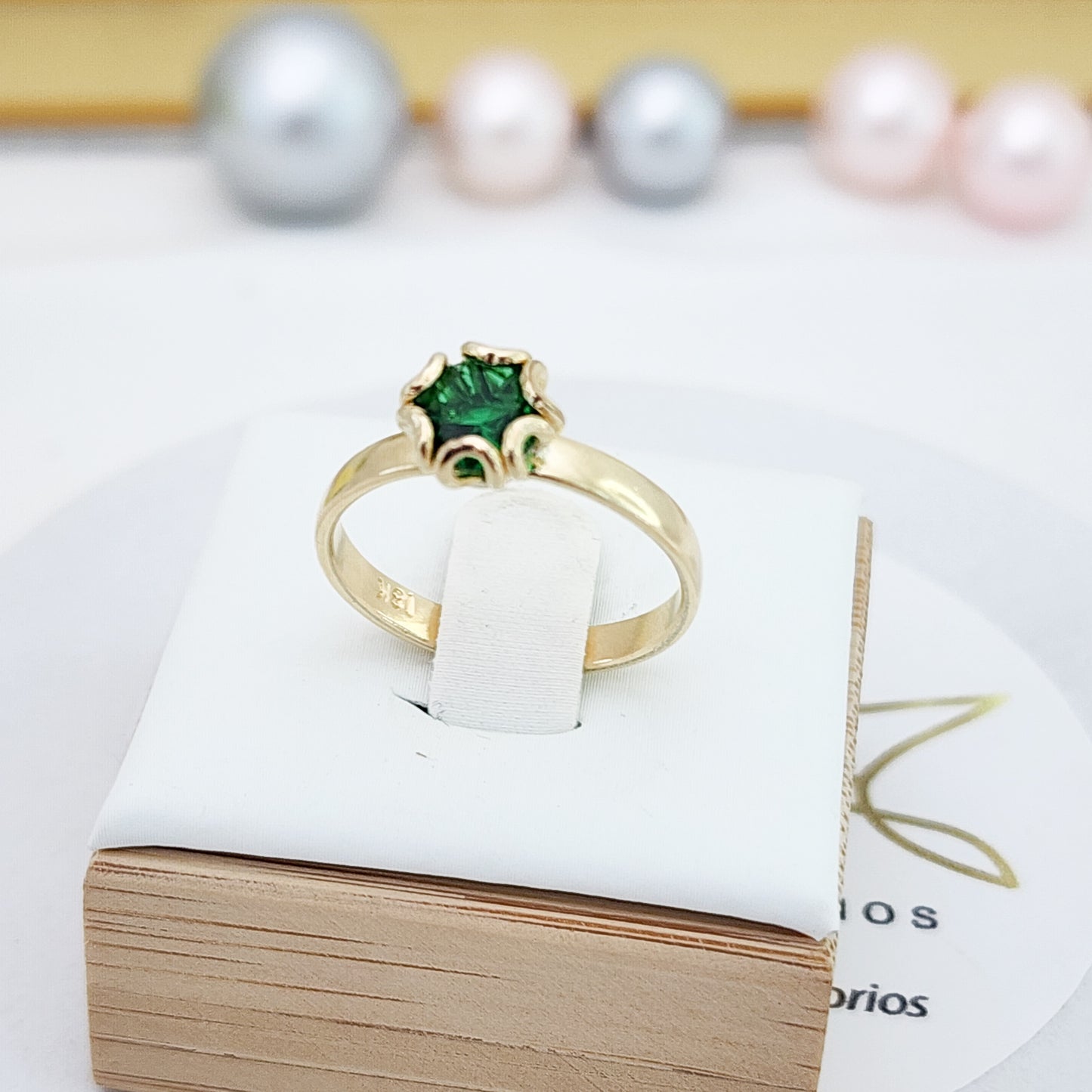 Anillo oro laminado