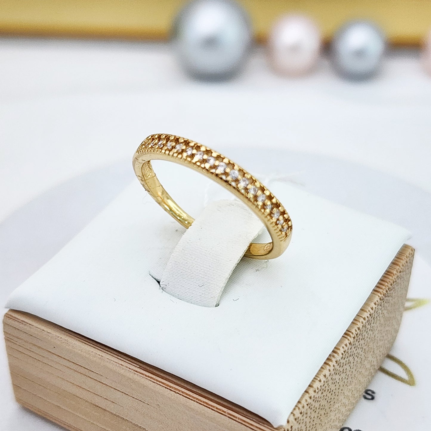 Anillo oro laminado