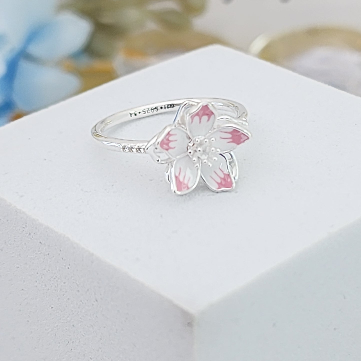 Anillo flor cerezo