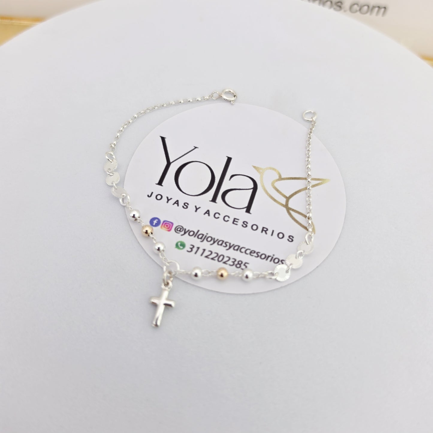 Pulsera cruz