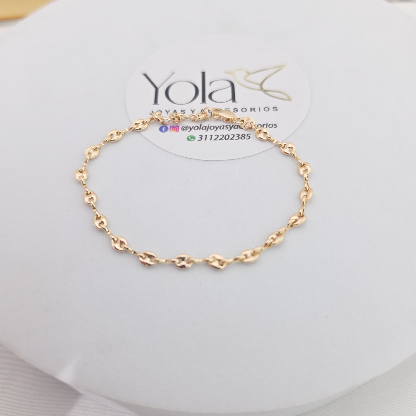 Pulsera granito 18 cm