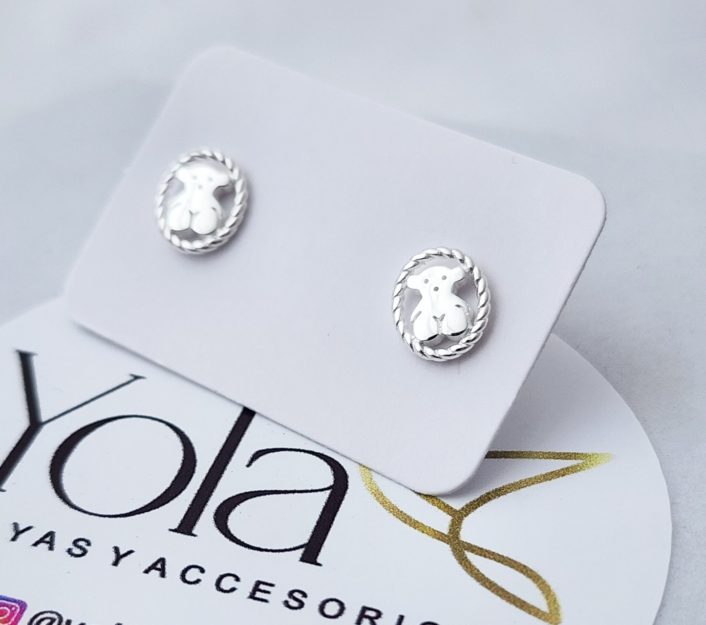 Arete Oso Plata