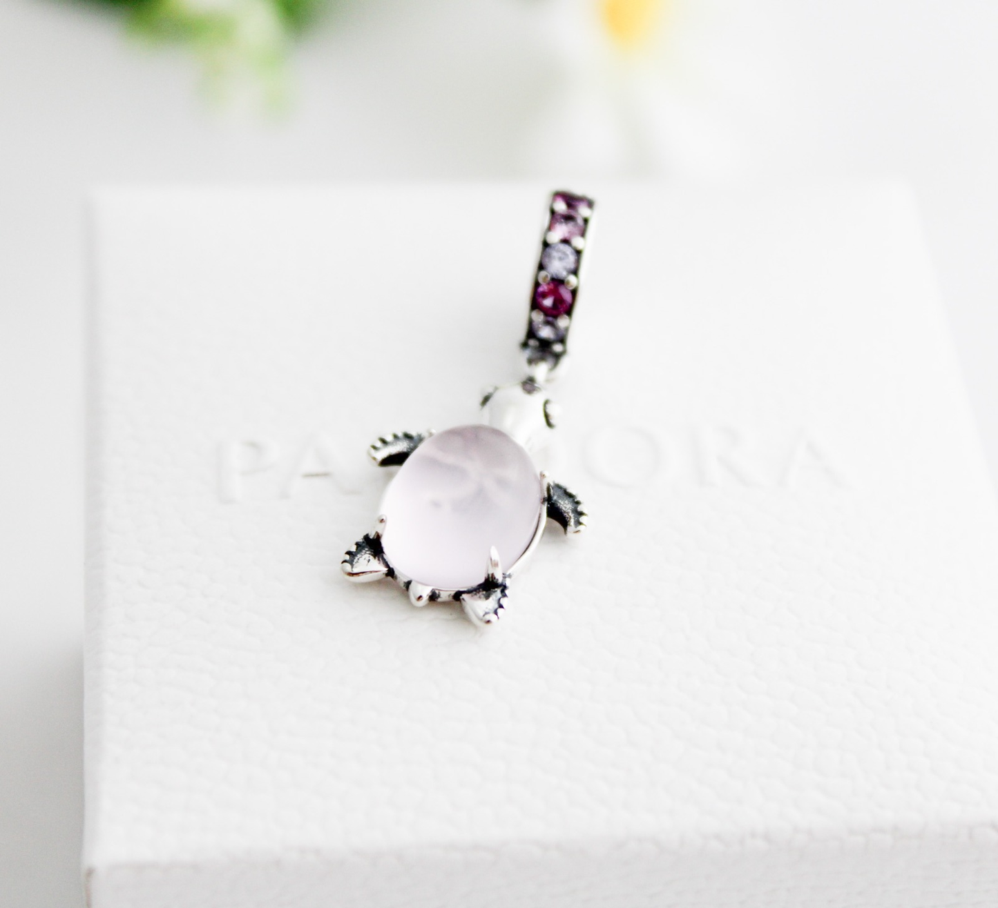 Charm Tortuga Rosa