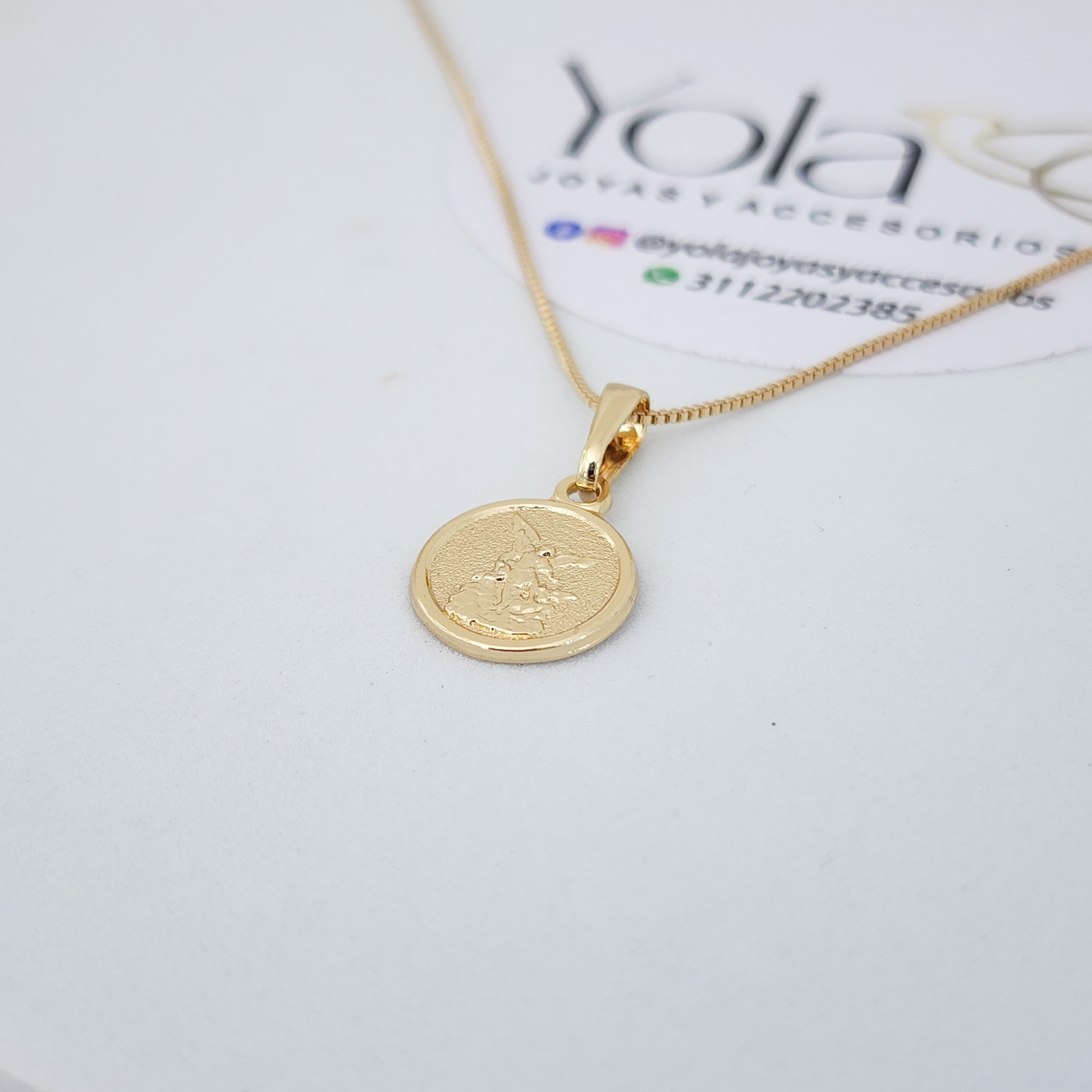 Collar Oro Laminado San Miguel