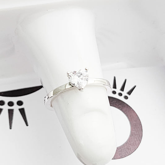 Anillo Cristal Corazón