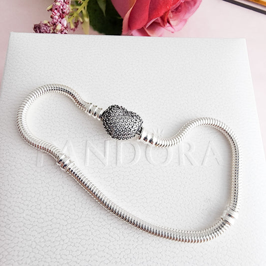 Pulsera Broche Corazón Escualizable