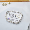 Pulsera eslabones y bolas