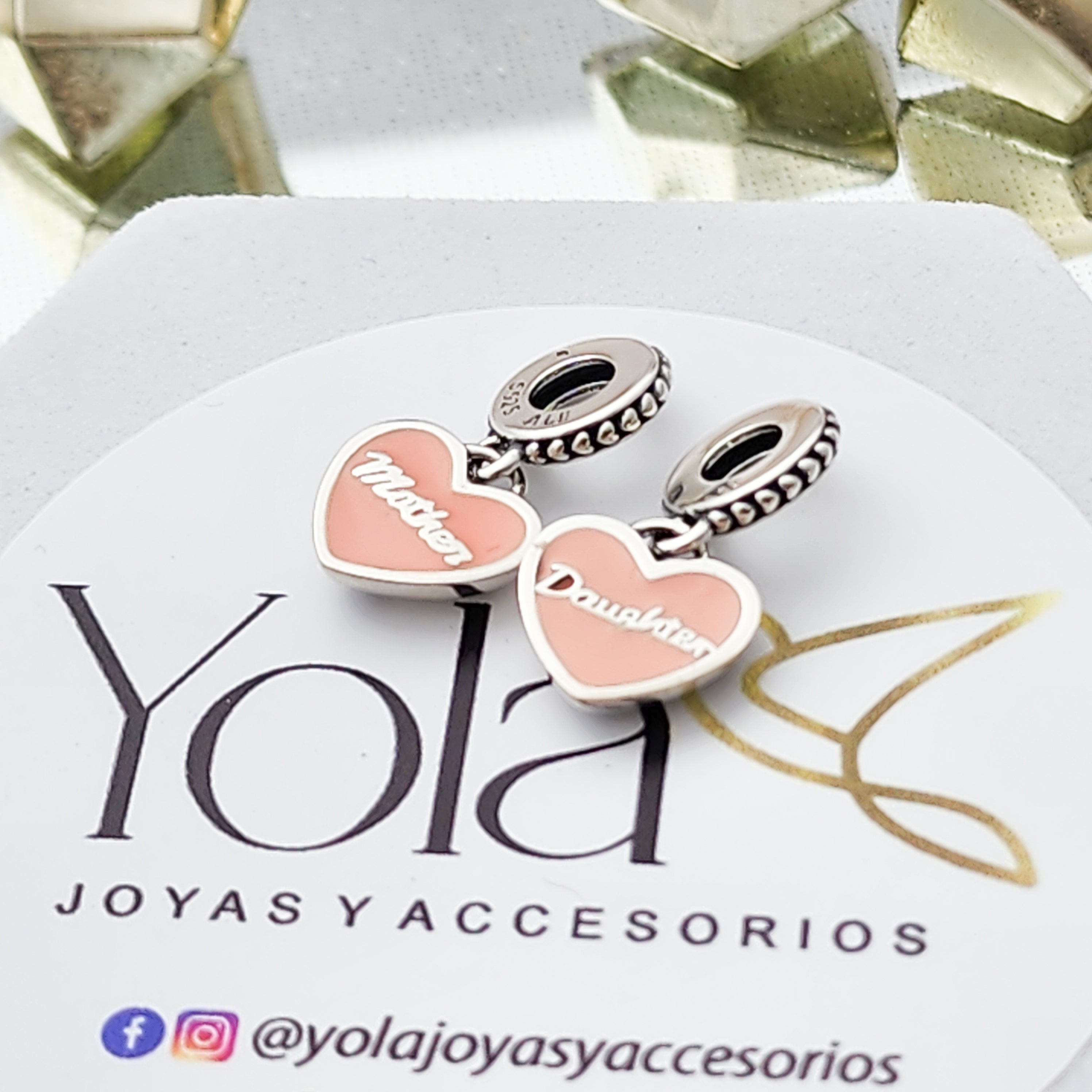 Charm mama e hija doble