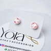 Arete Oso Rosa