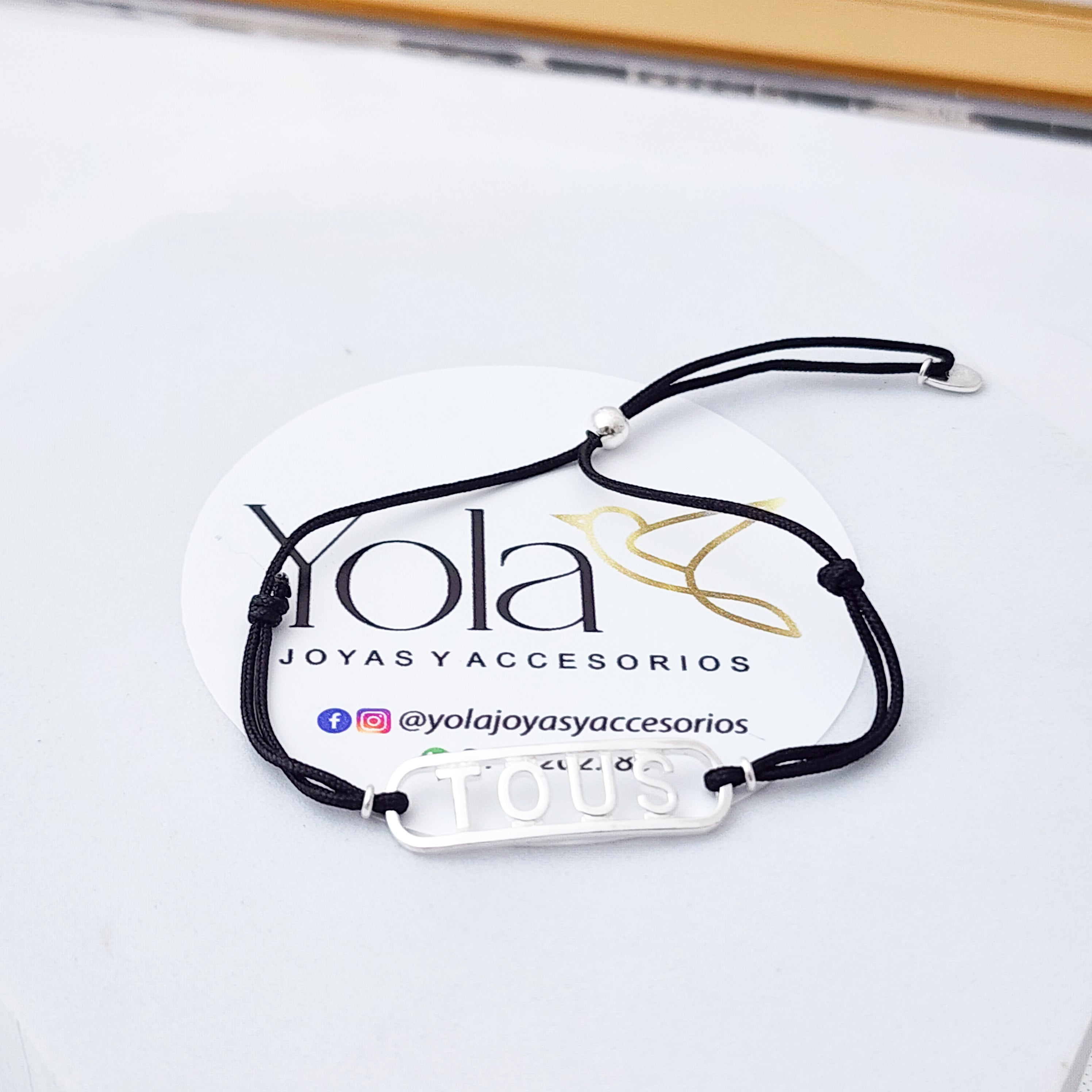 Pulsera Tous Negro Ajustable