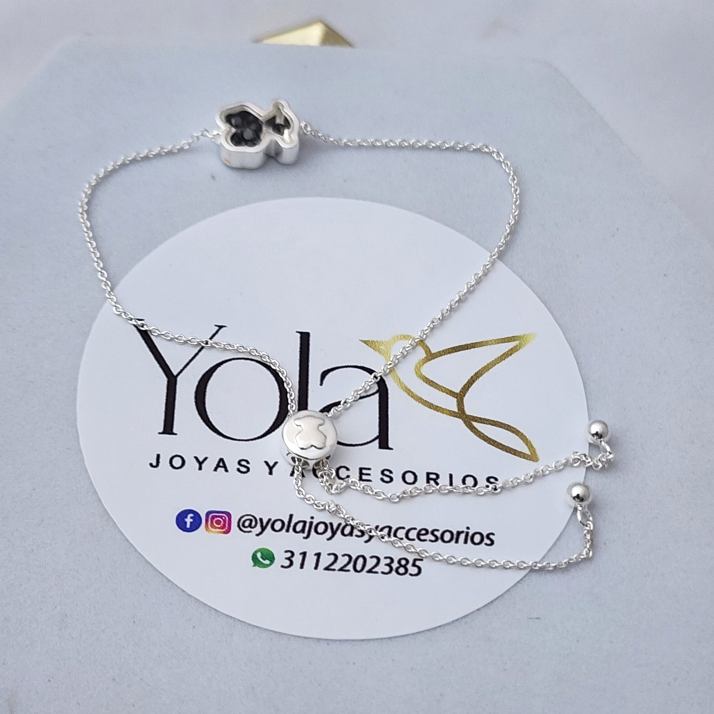 Pulsera Ajustable Oso