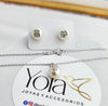 Juego Collar y Areteperla oso