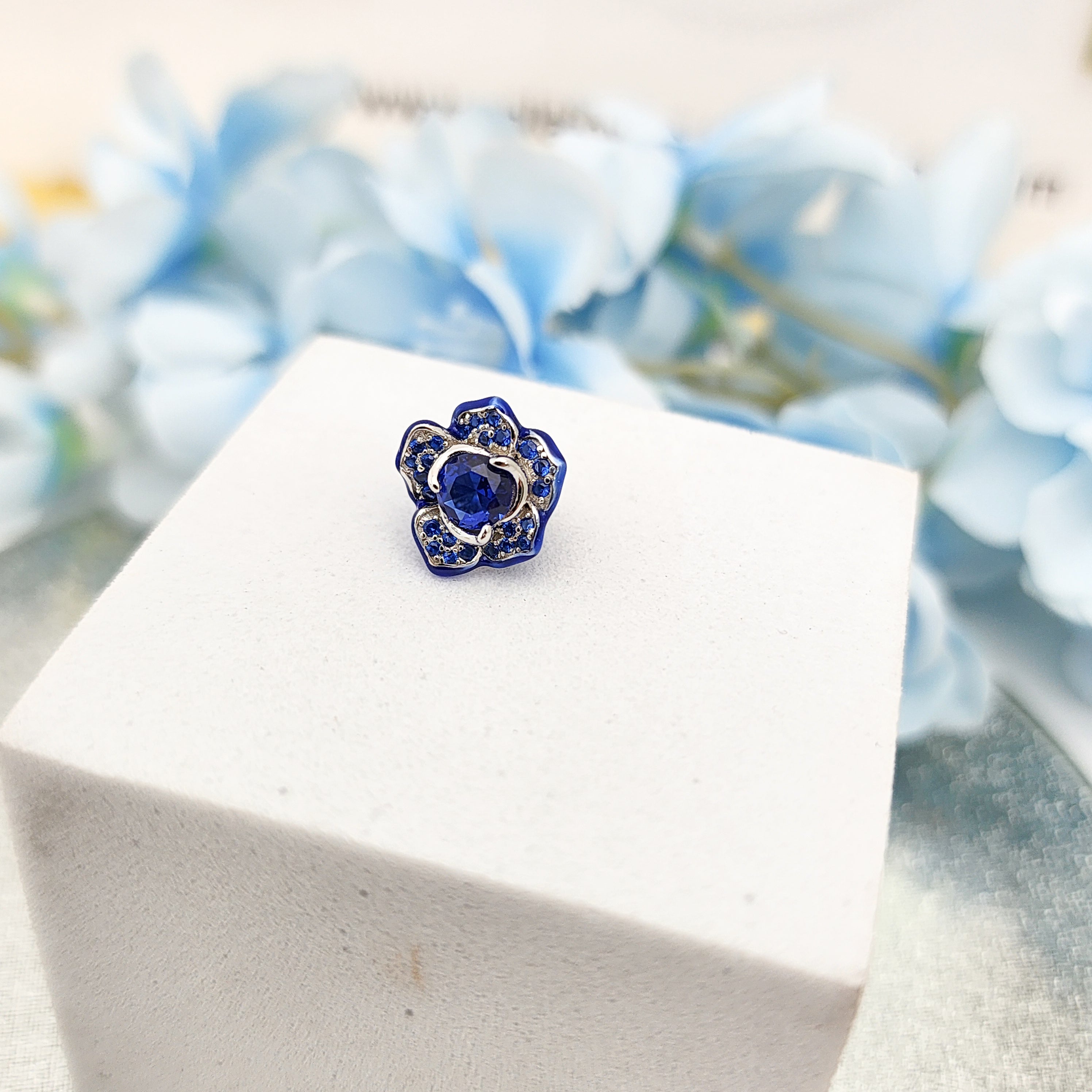 Charm Flor Azul