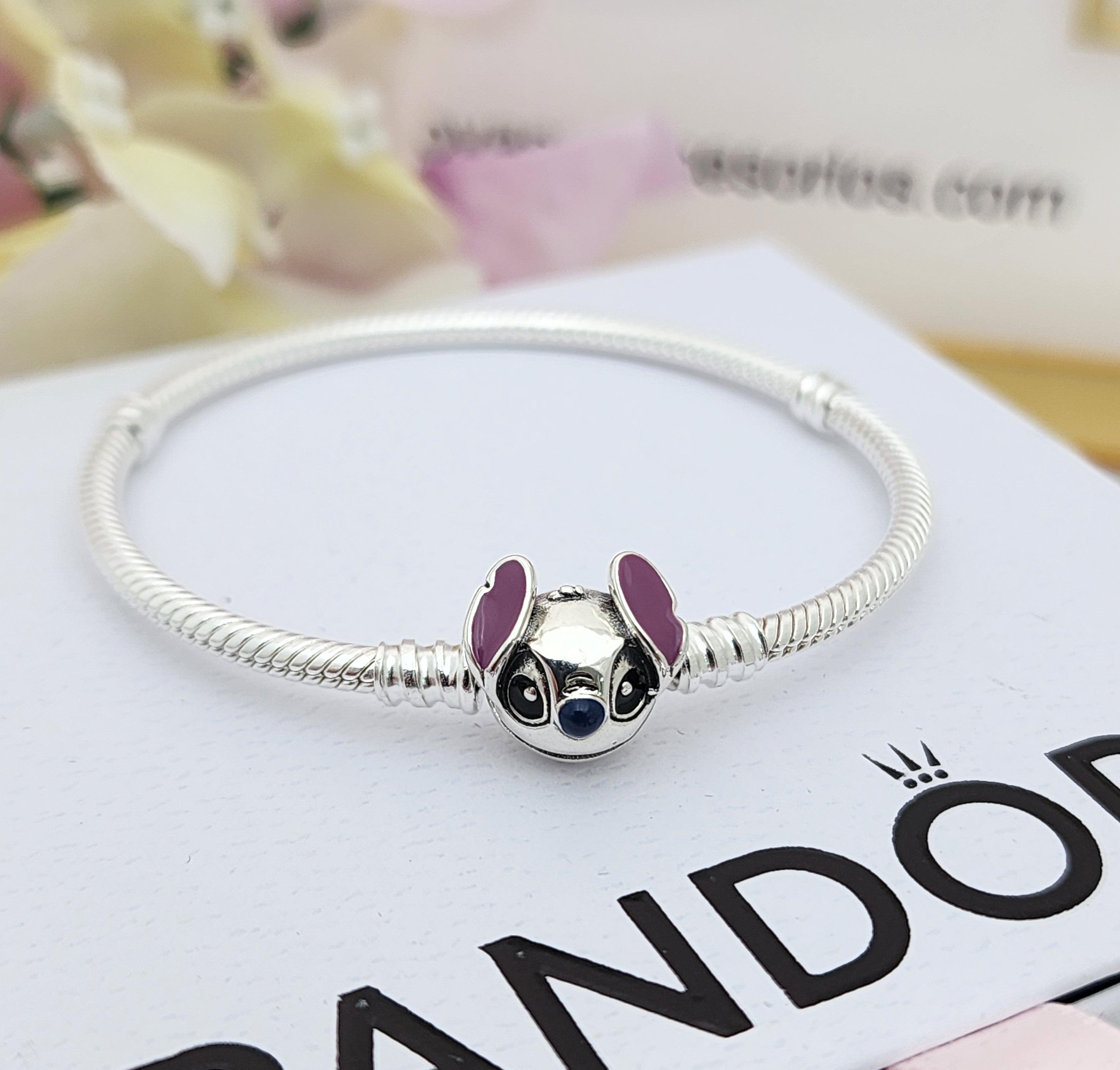 Pulsera  Broche de Stich Trenzada