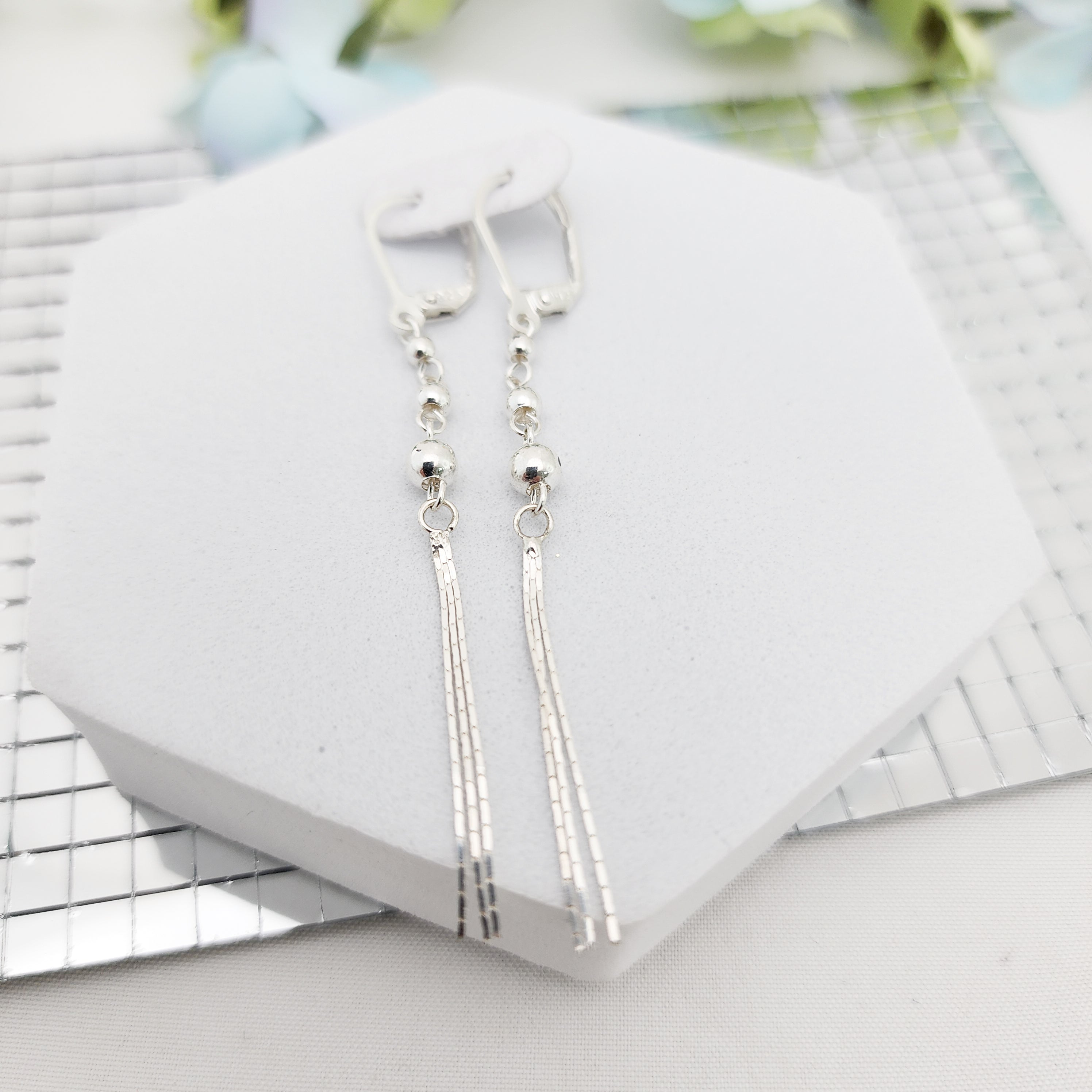 Aretes Aro con Tiritas Pequeño