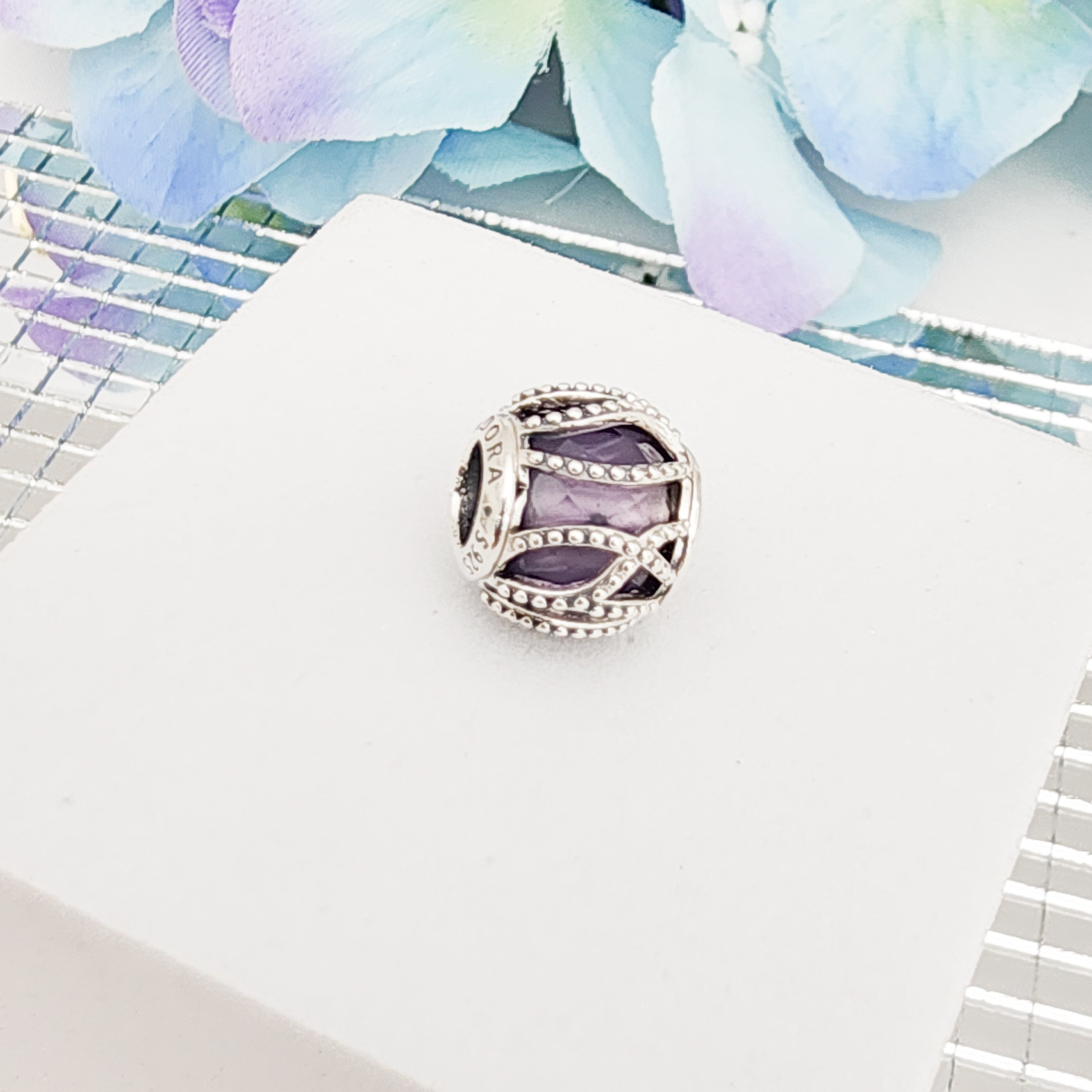 Charm Murano morado