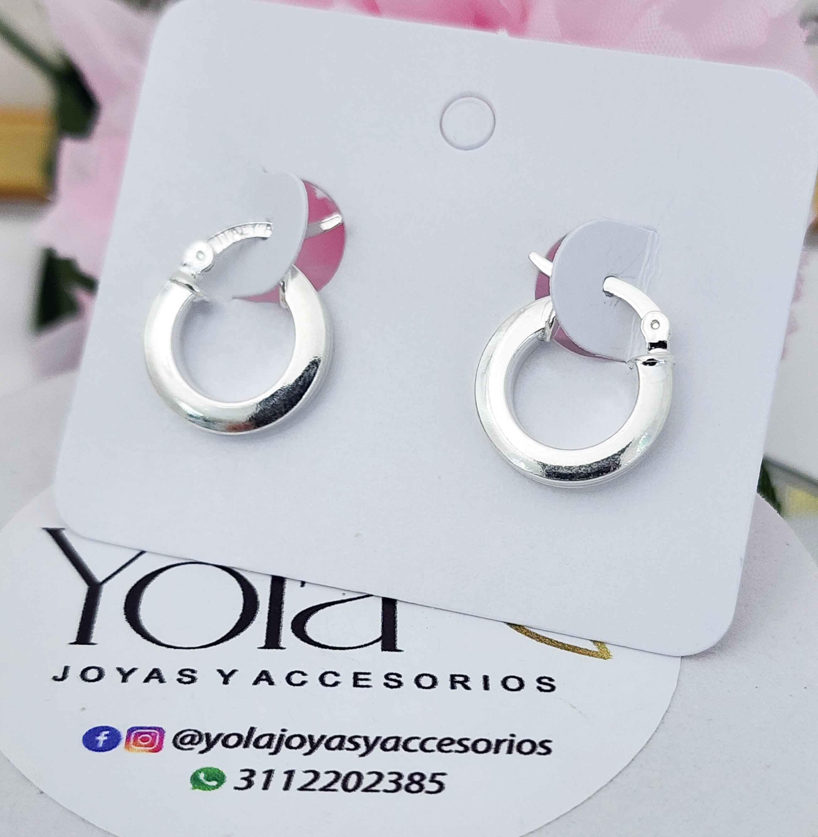 Aretes Medialuna Pequeñas