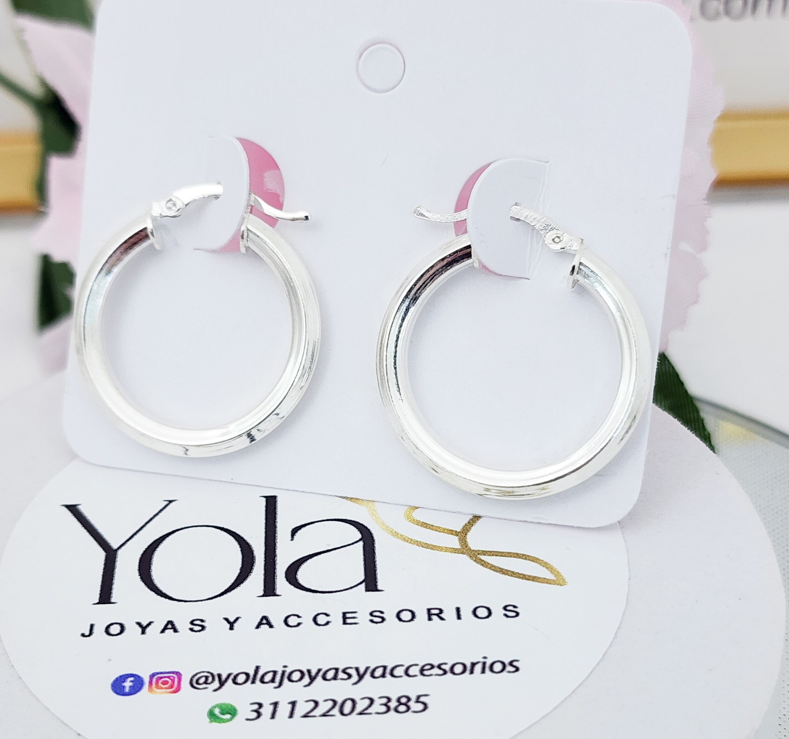 Aretes Medialuna Gruesas