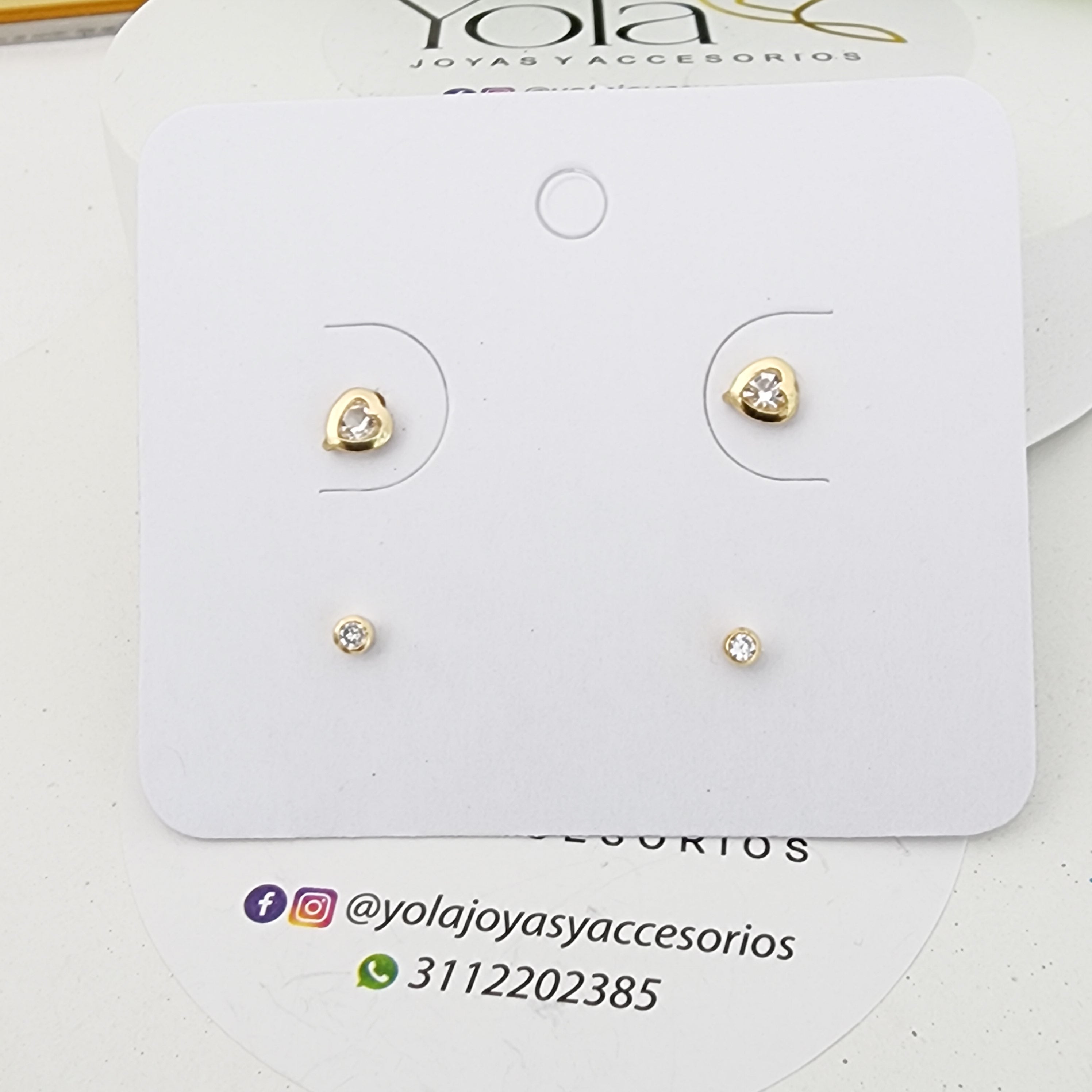 Juego topos  oro laminado