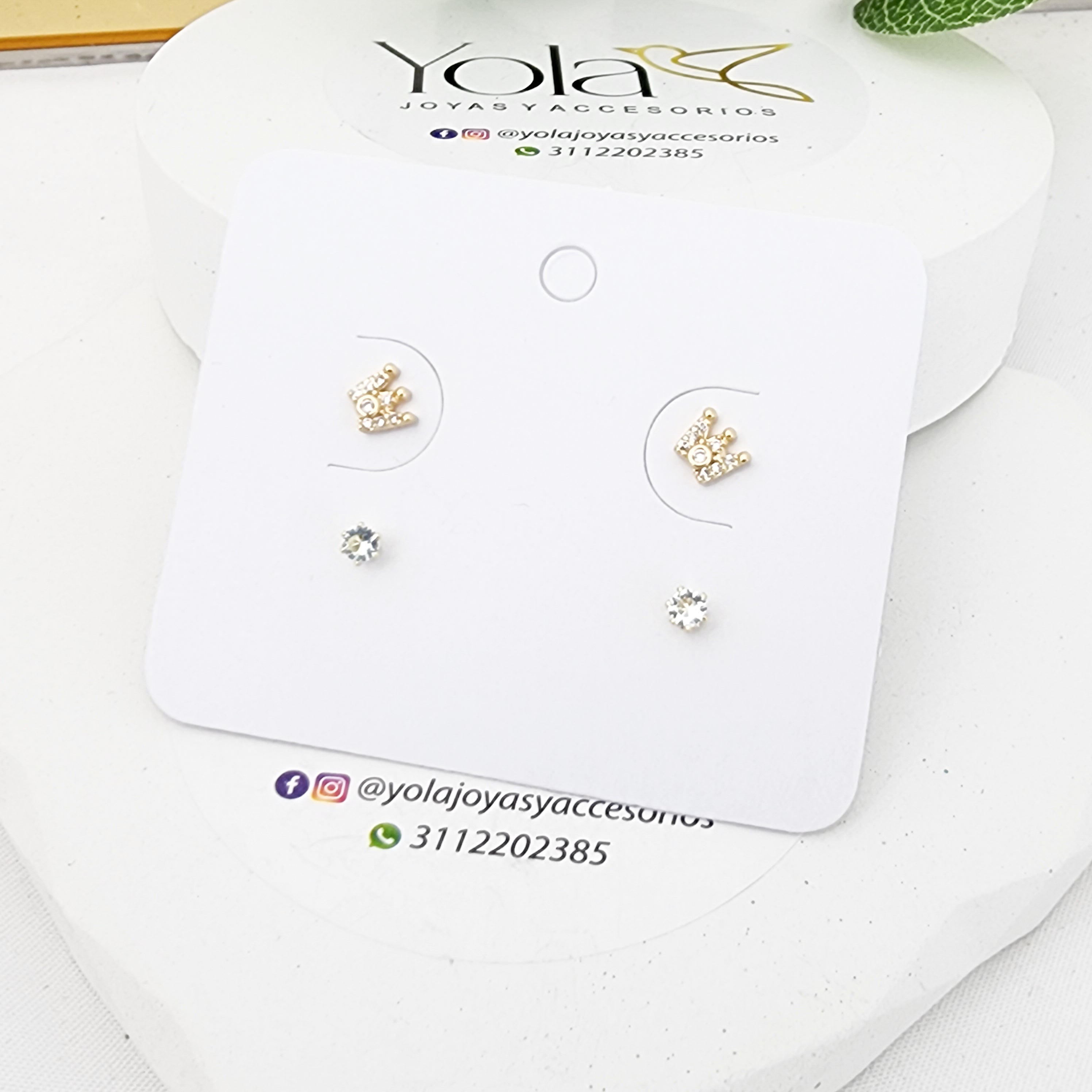 Juego topos  oro laminado