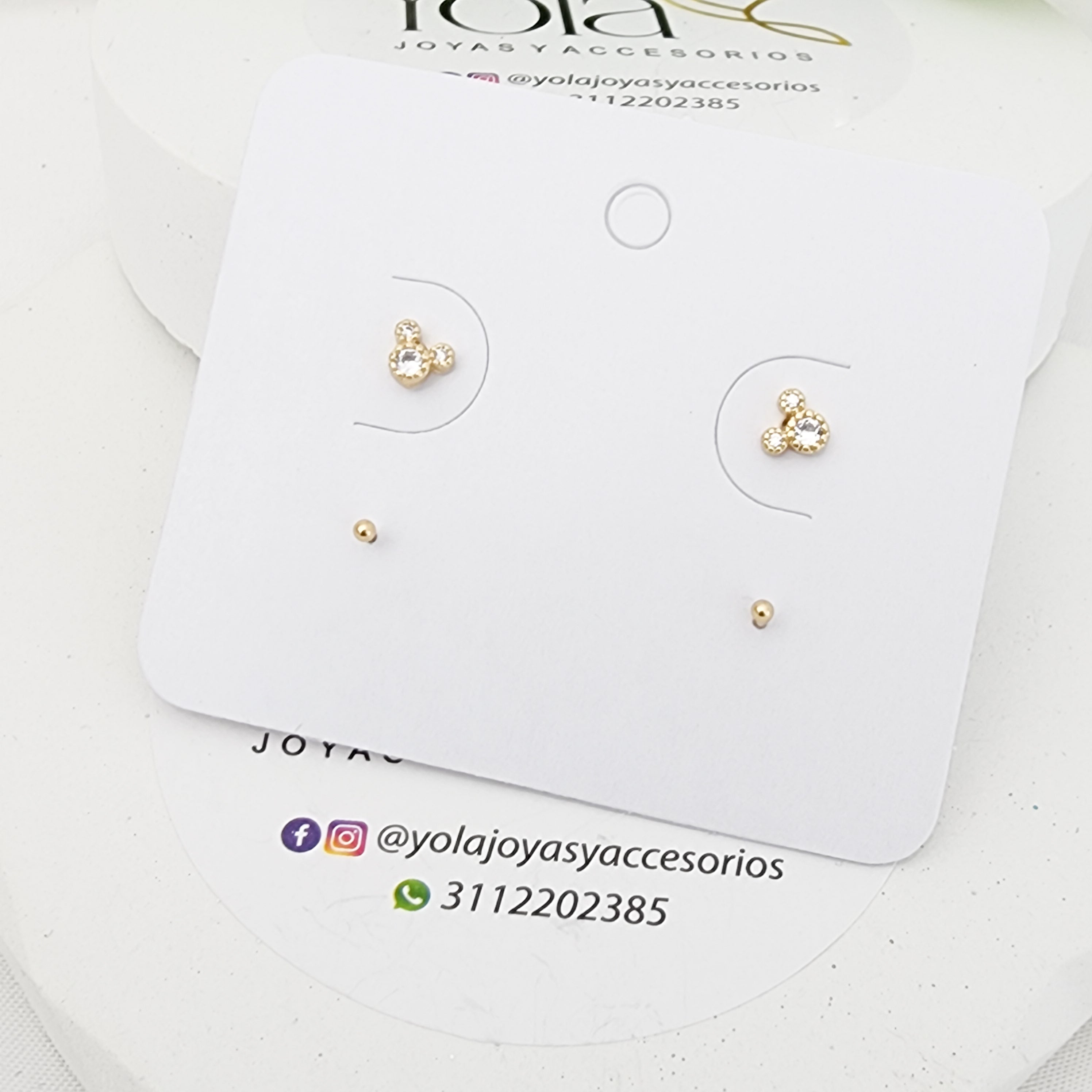 Juego topos  oro laminado