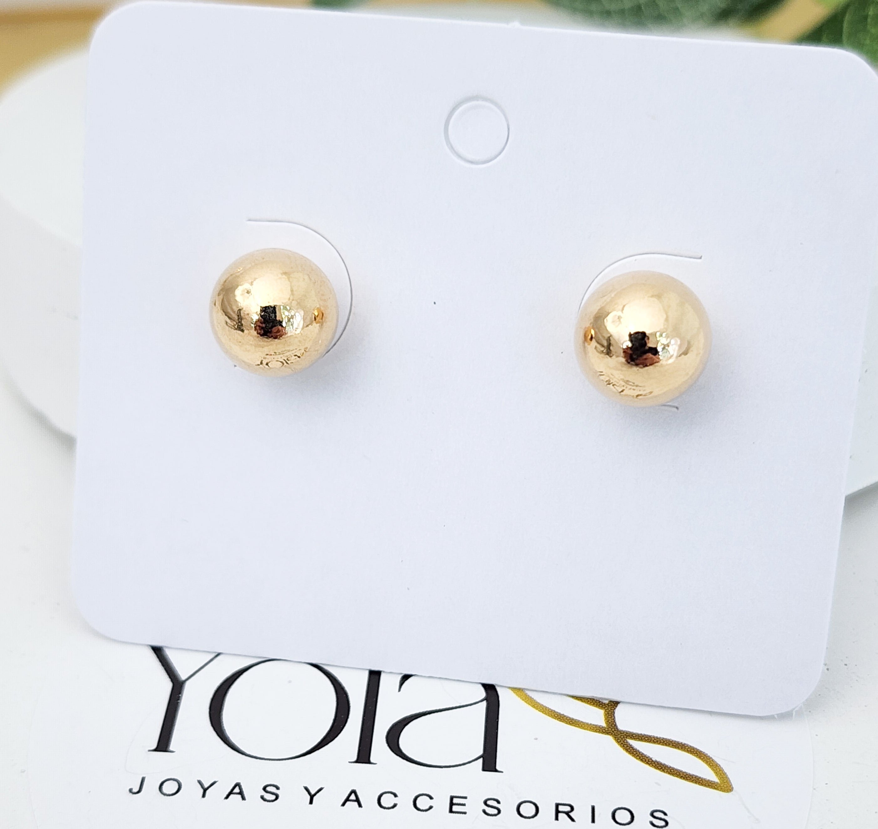 Topo balin  oro laminado