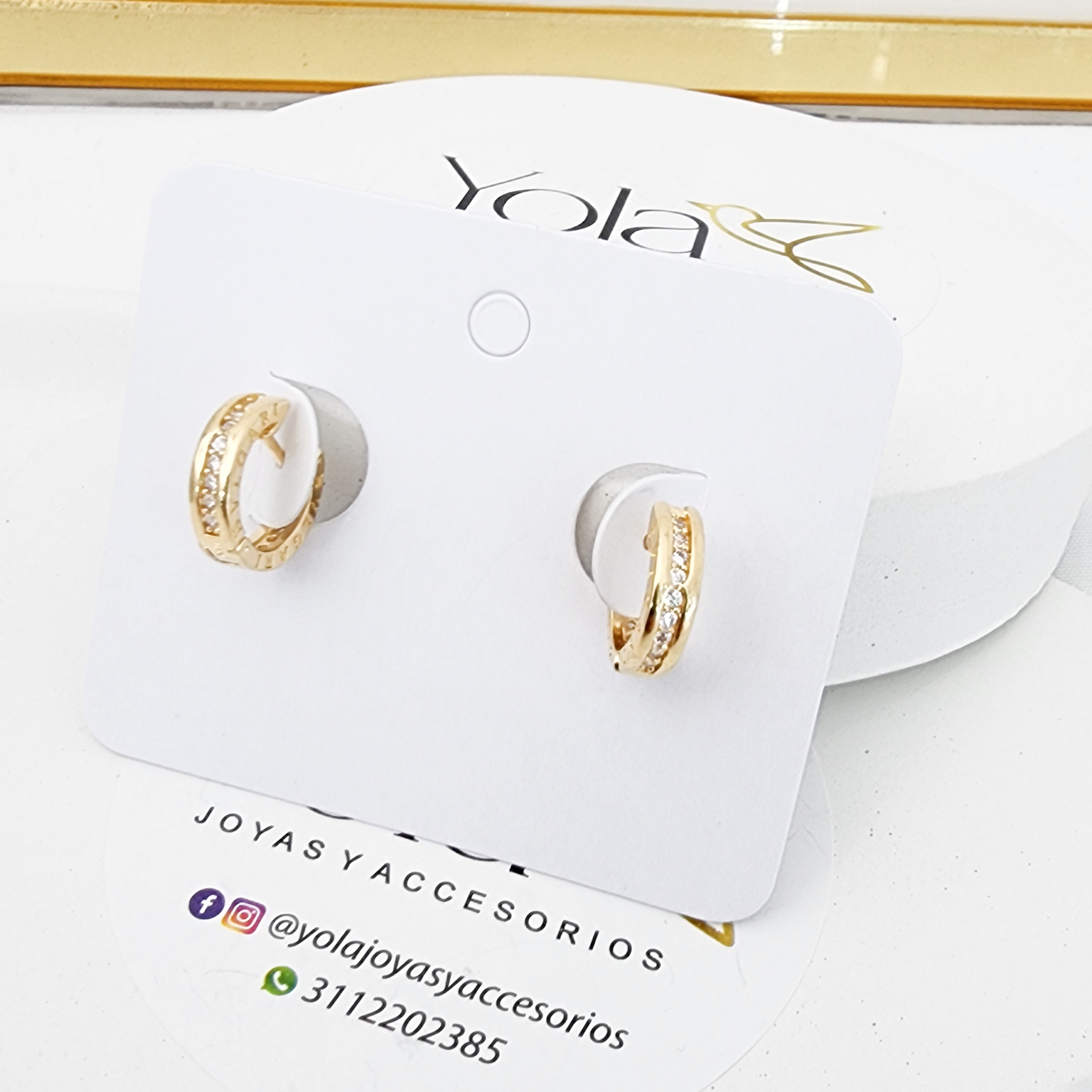 Candonga Oro Laminado Cristal