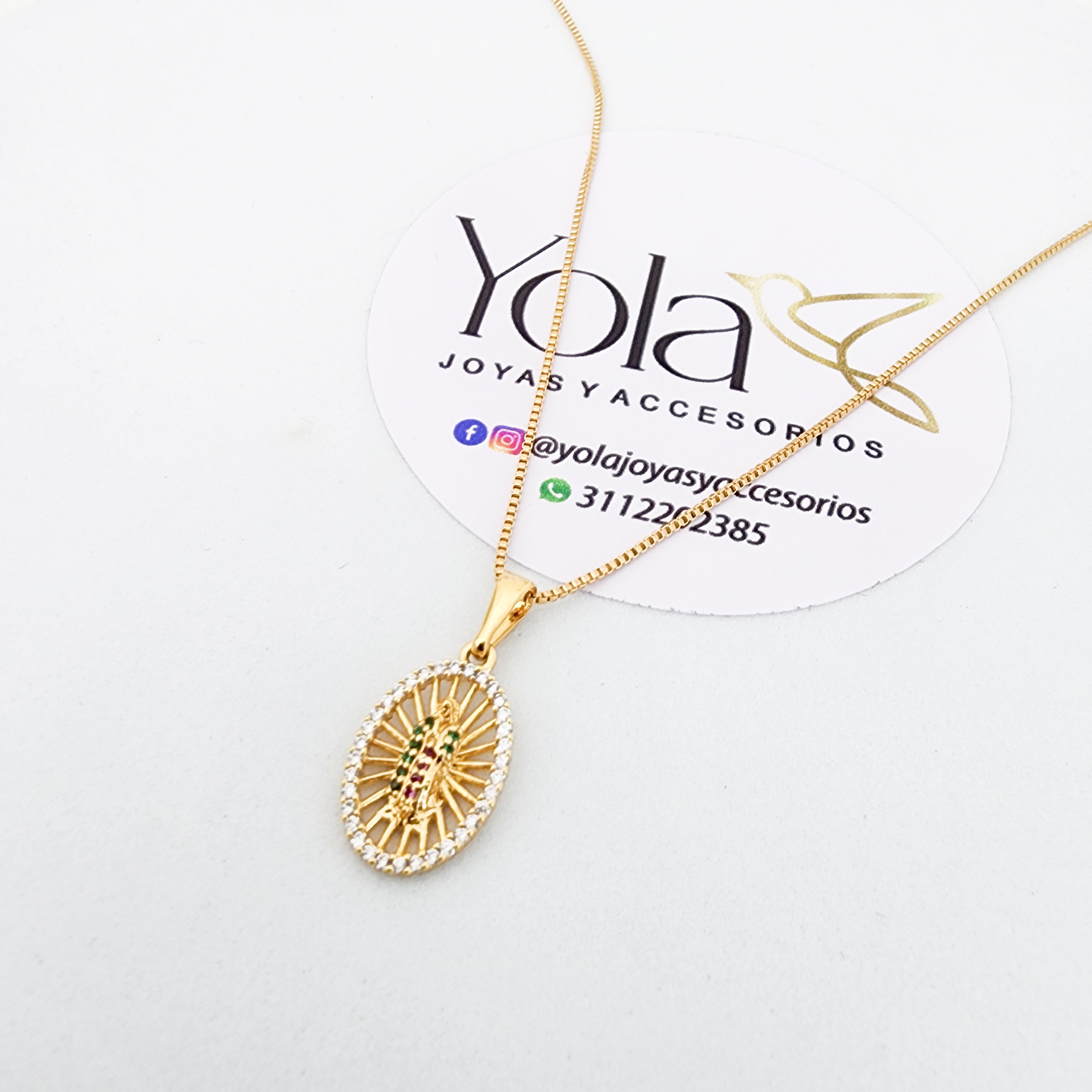 Collar oro laminado virgen