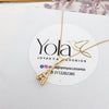 Collar oro laminado torre Eiffel