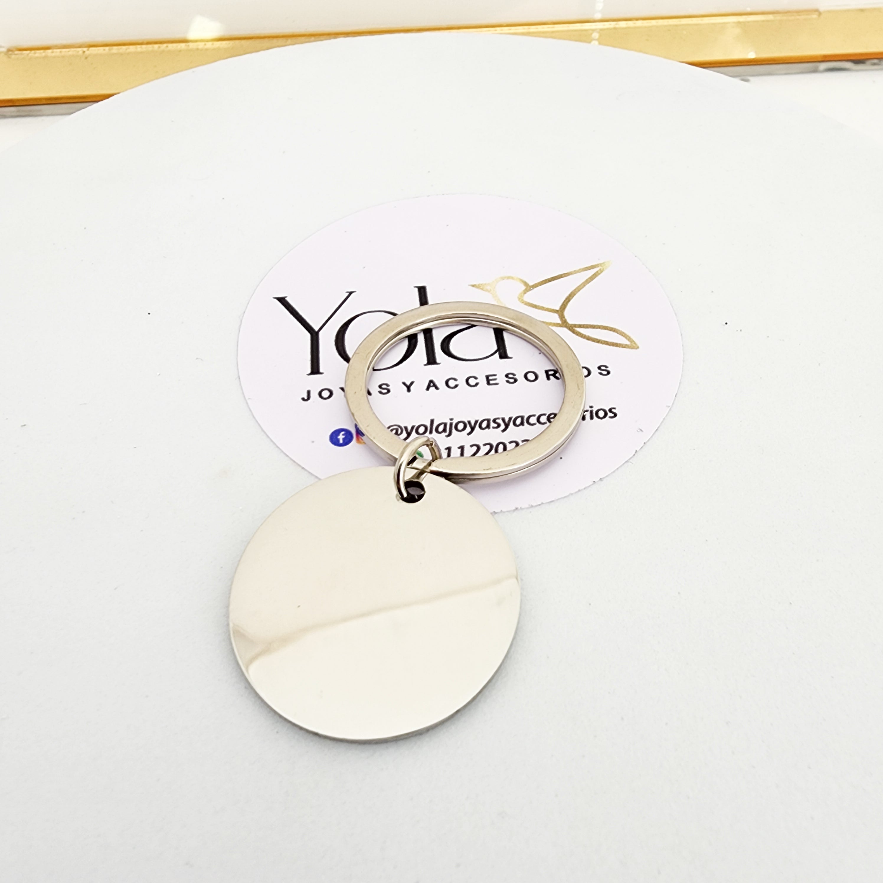 llavero acero personalizado