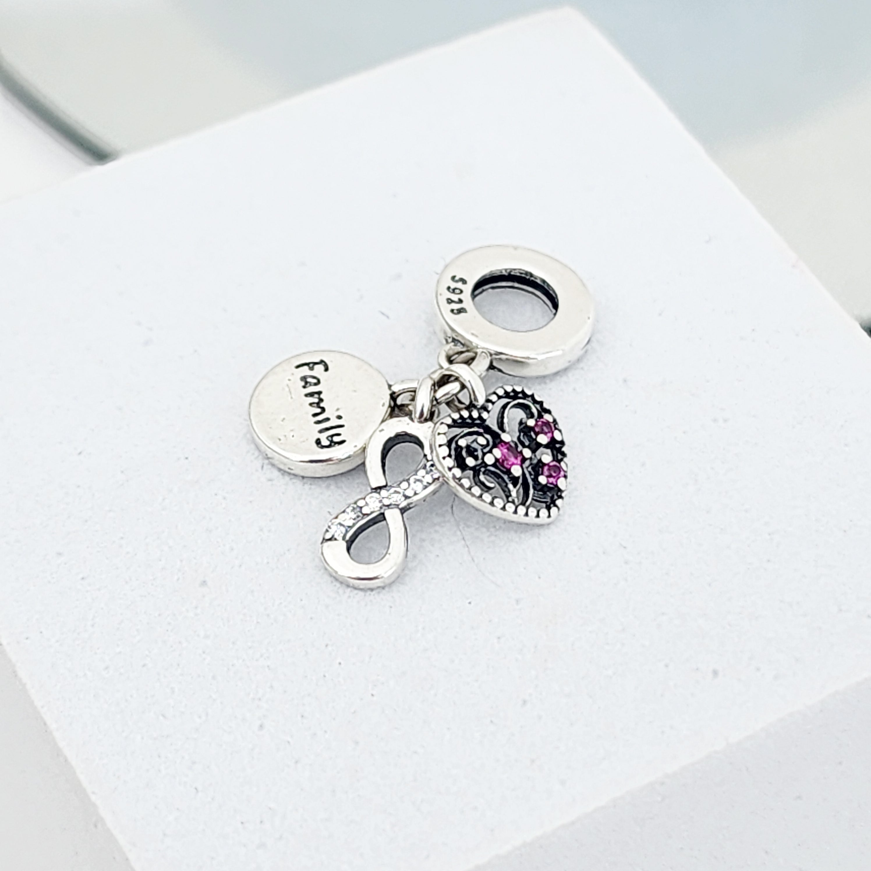 Charm Triple Amor Familia