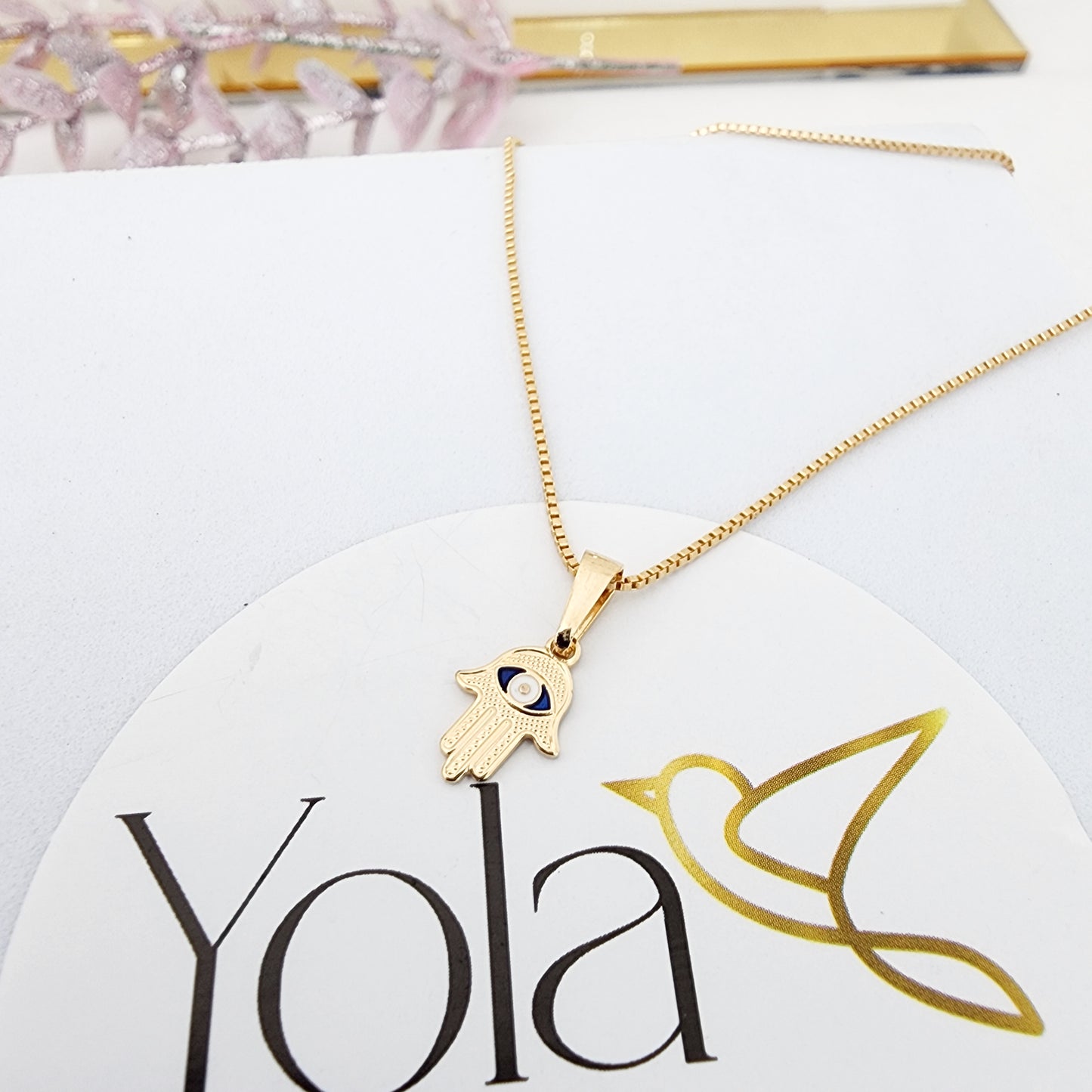 Collar oro laminado
