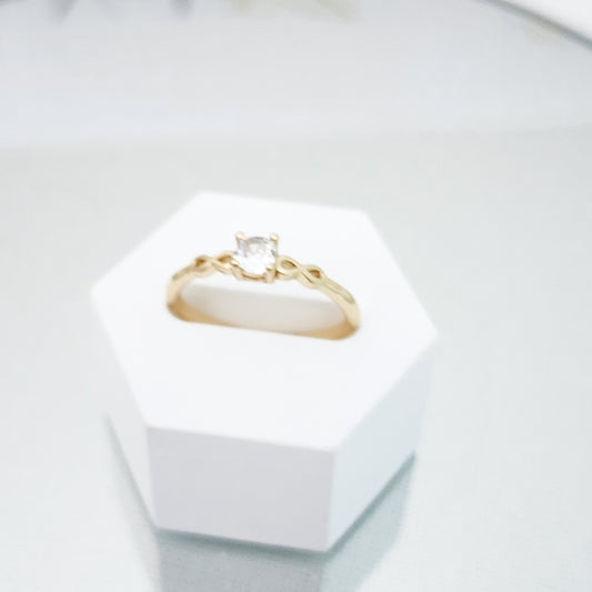 Anillo oro laminado