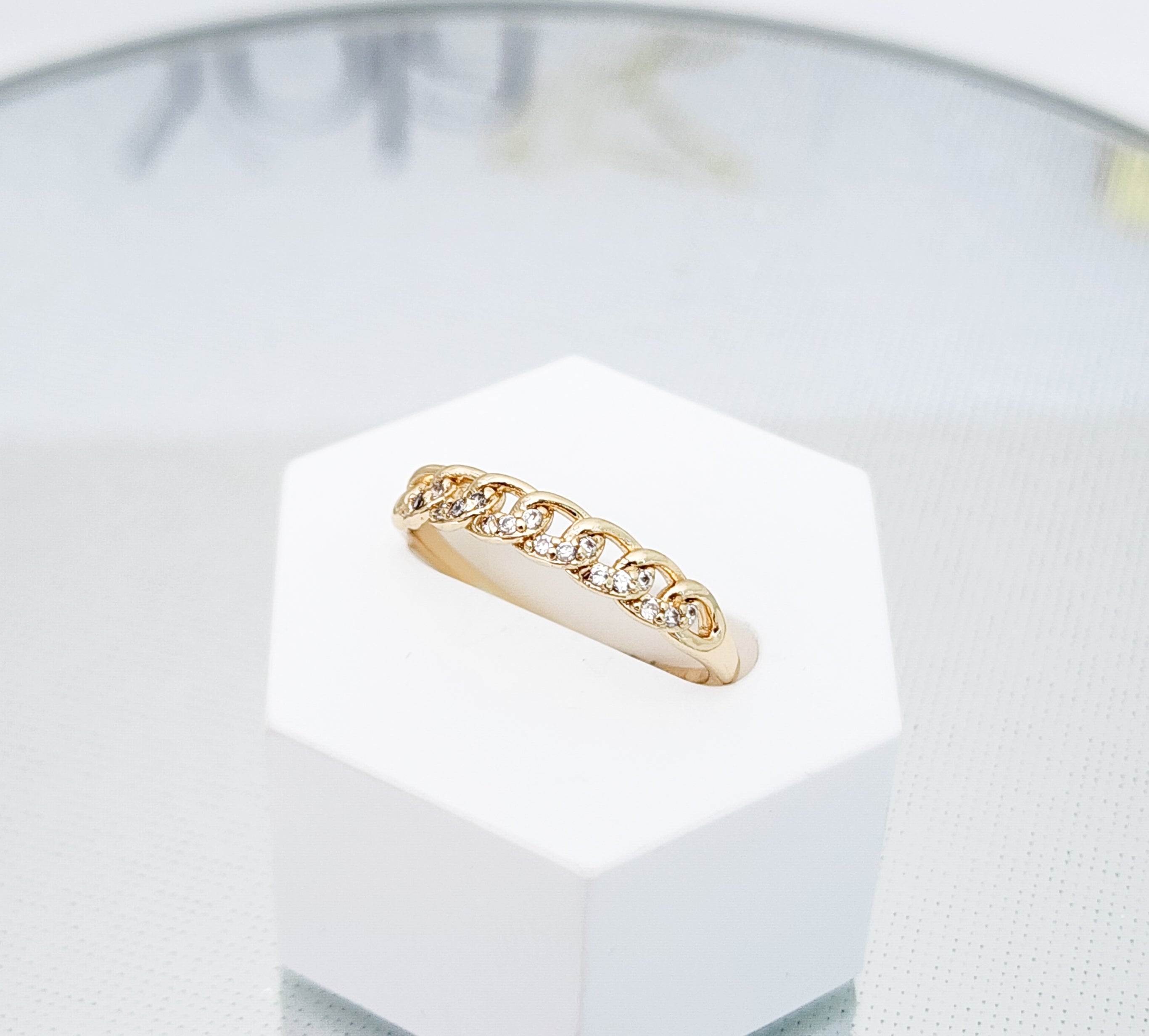 Anillo oro laminado