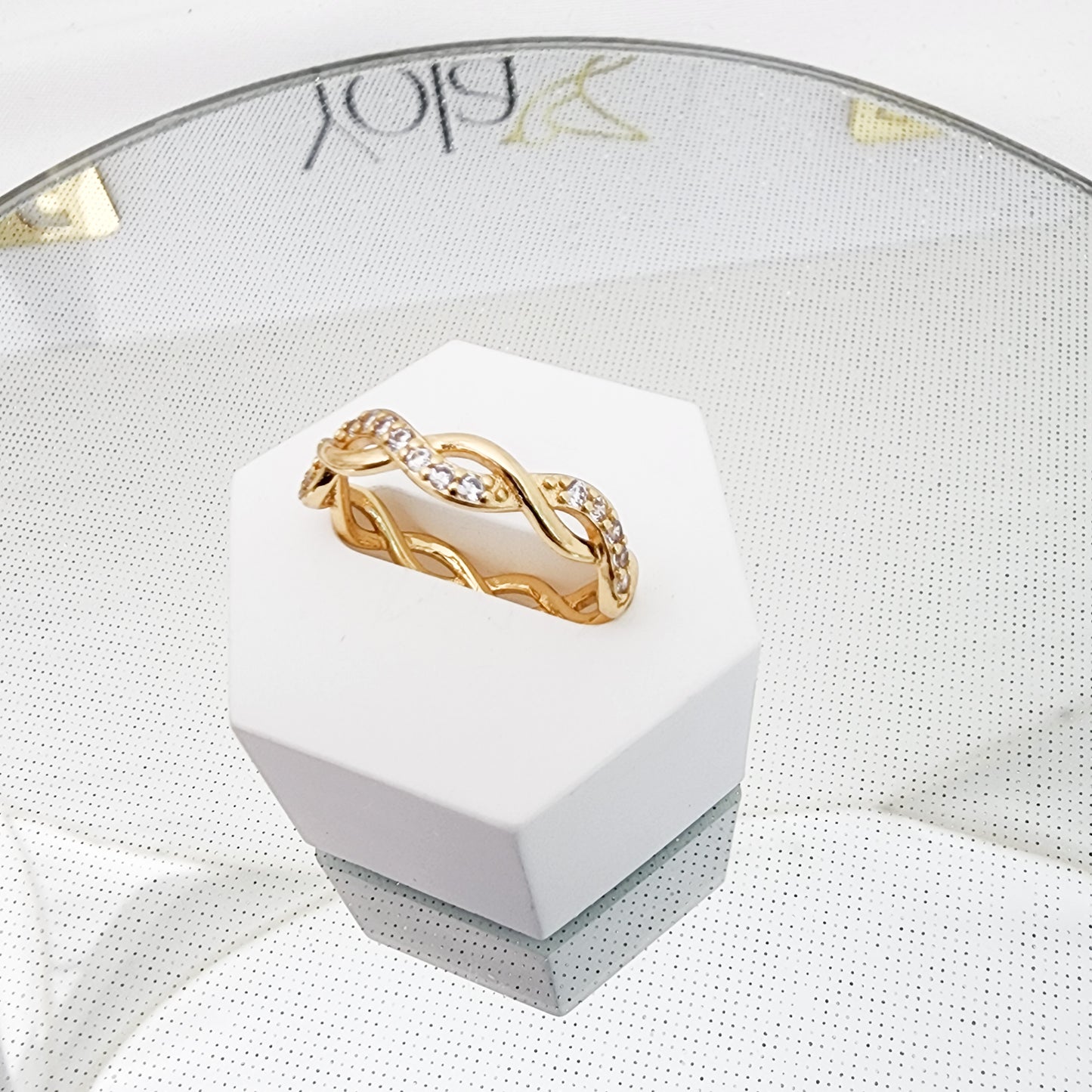 Anillo oro laminado