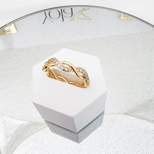 Anillo oro laminado
