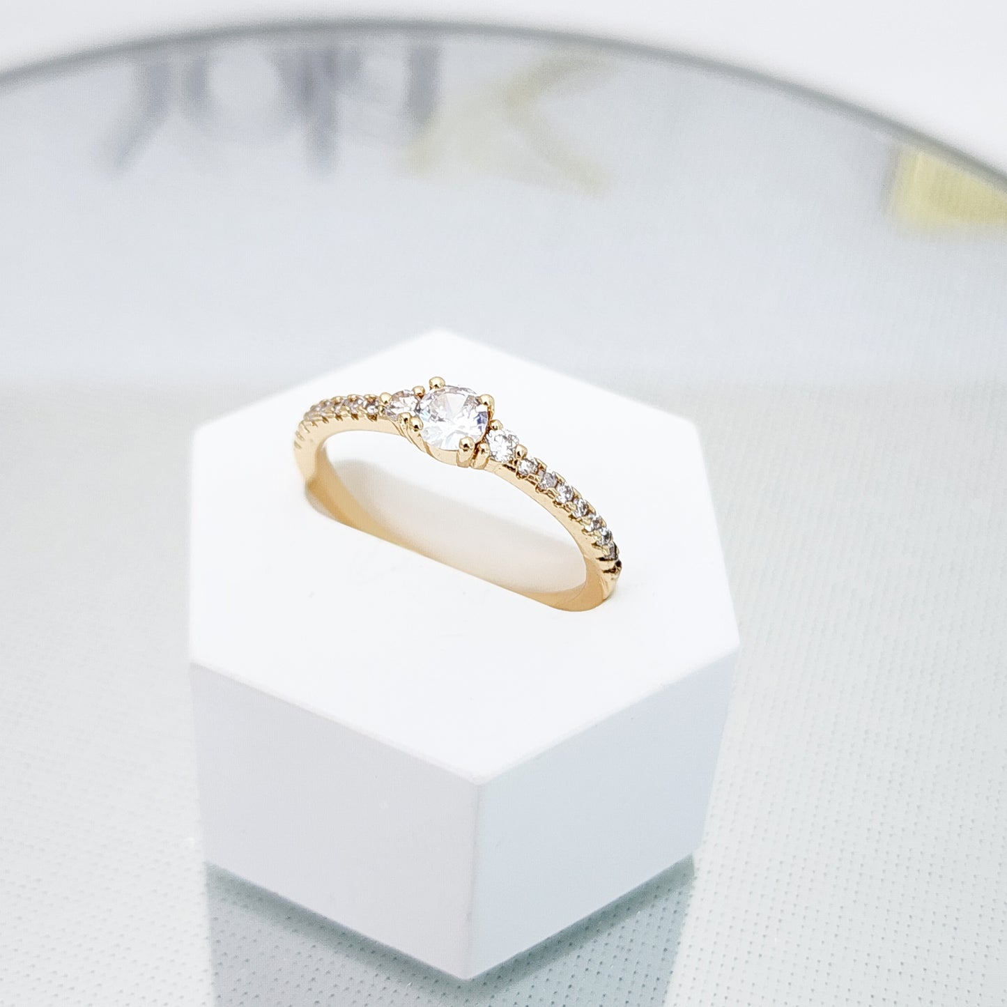 Anillo oro laminado