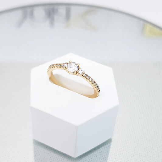 Anillo oro laminado