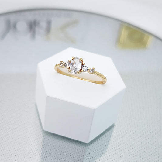 Anillo oro laminado
