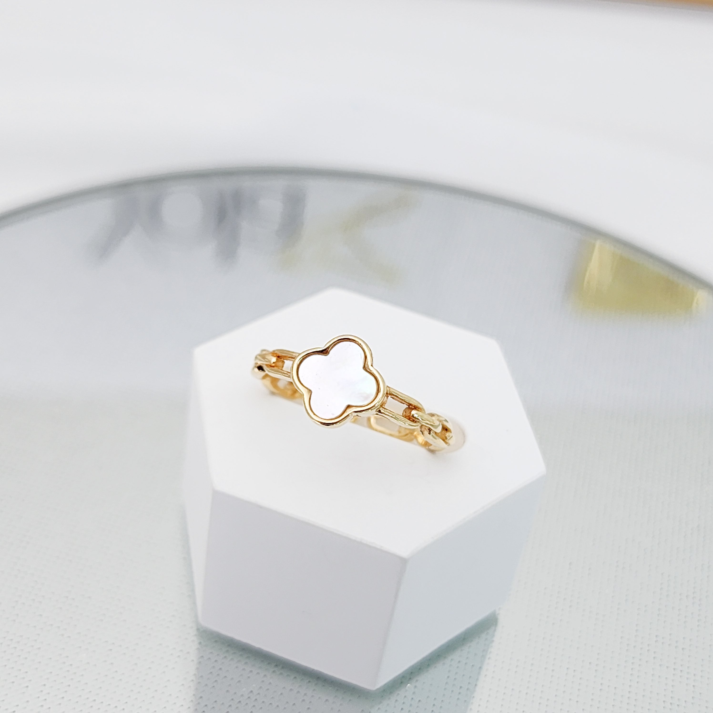 Anillo oro laminado  ajustable