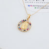Collar Oro laminado virgen Guadalupe