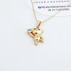 Collar Oro laminado oso