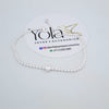 Pulsera Cristales Estilo Tennis corazon