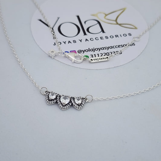 Collar corazones