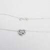 Collar corazon infinito